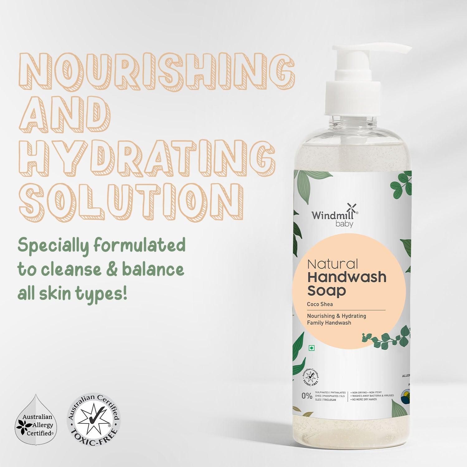 Natural Handwash Liquid Soap Coco Shea - Windmill Baby